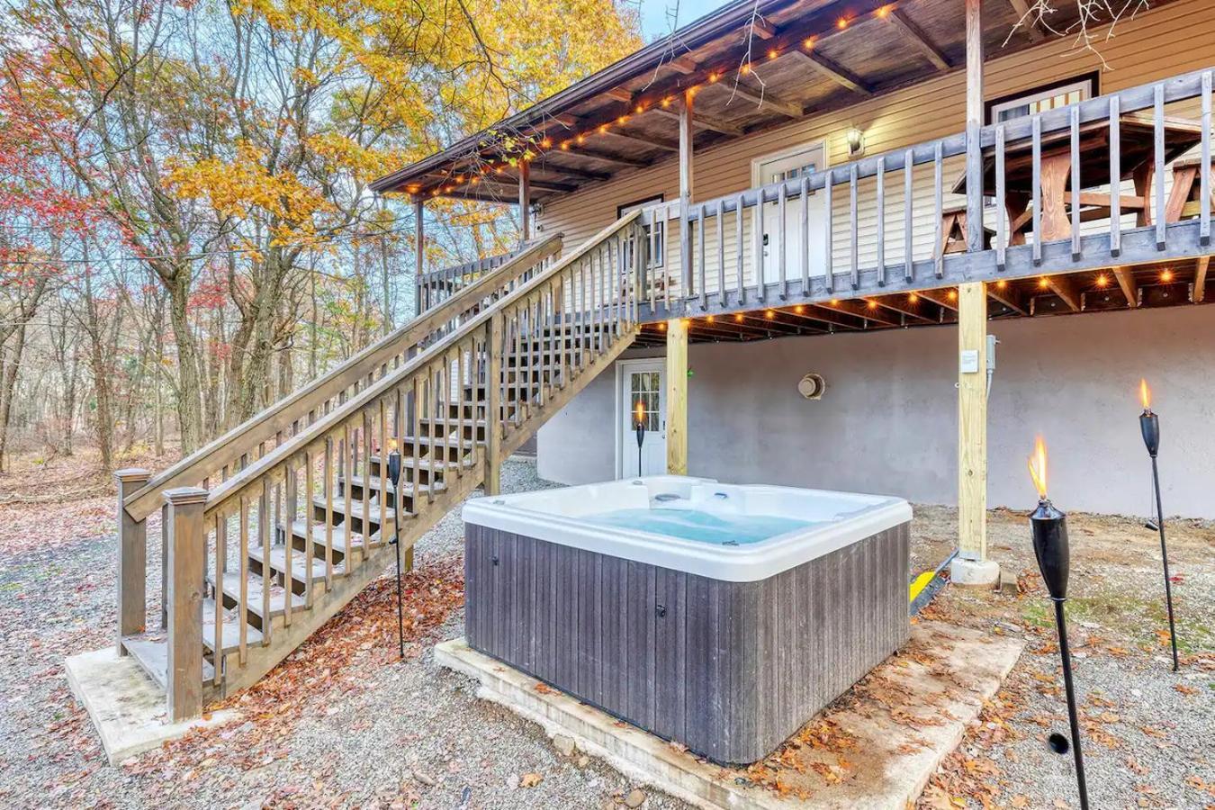 Long Pond Fun Home 4 Endless Enjoyment With Game Room & Hot Tub מראה חיצוני תמונה